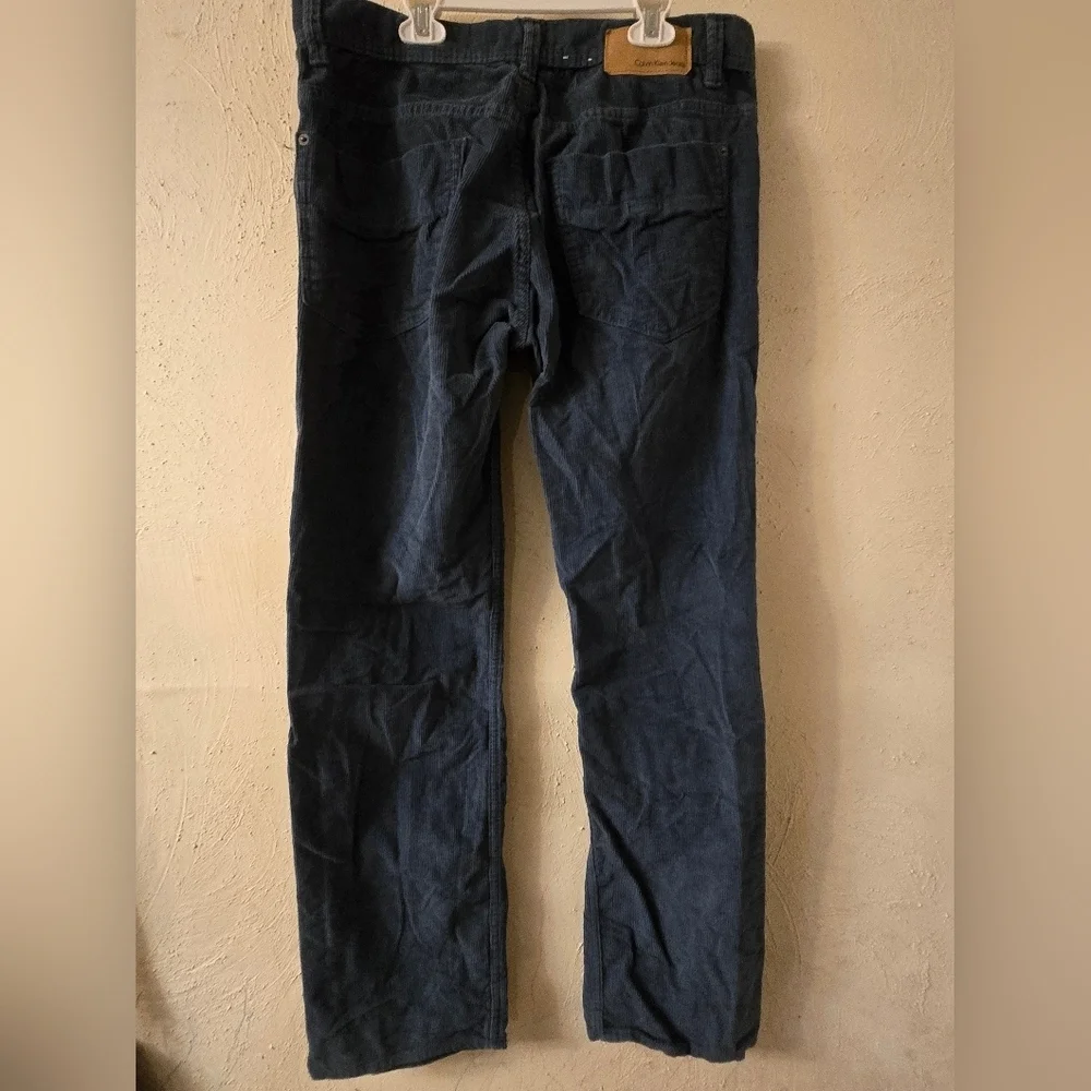 Calvin Klein Dark Blue Corduroy Pants